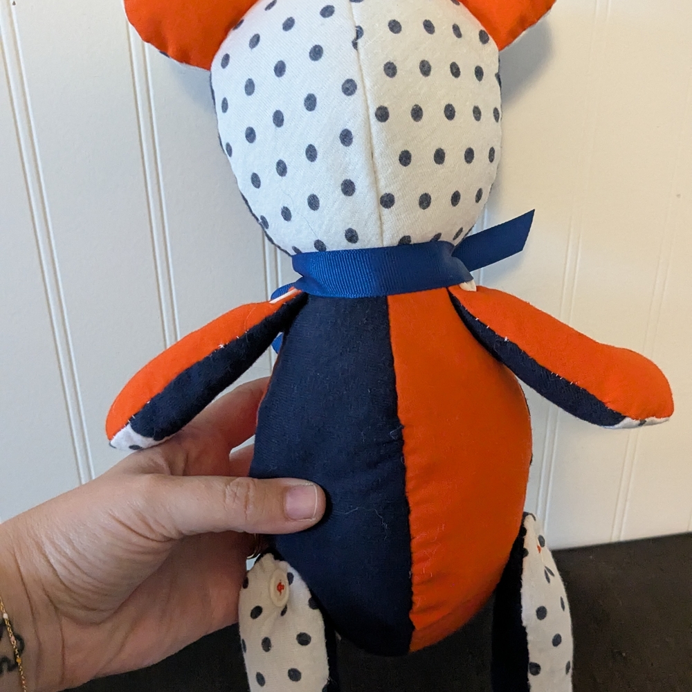 Colorful Patchwork Teddy Bears Set - Picture 3 of 3